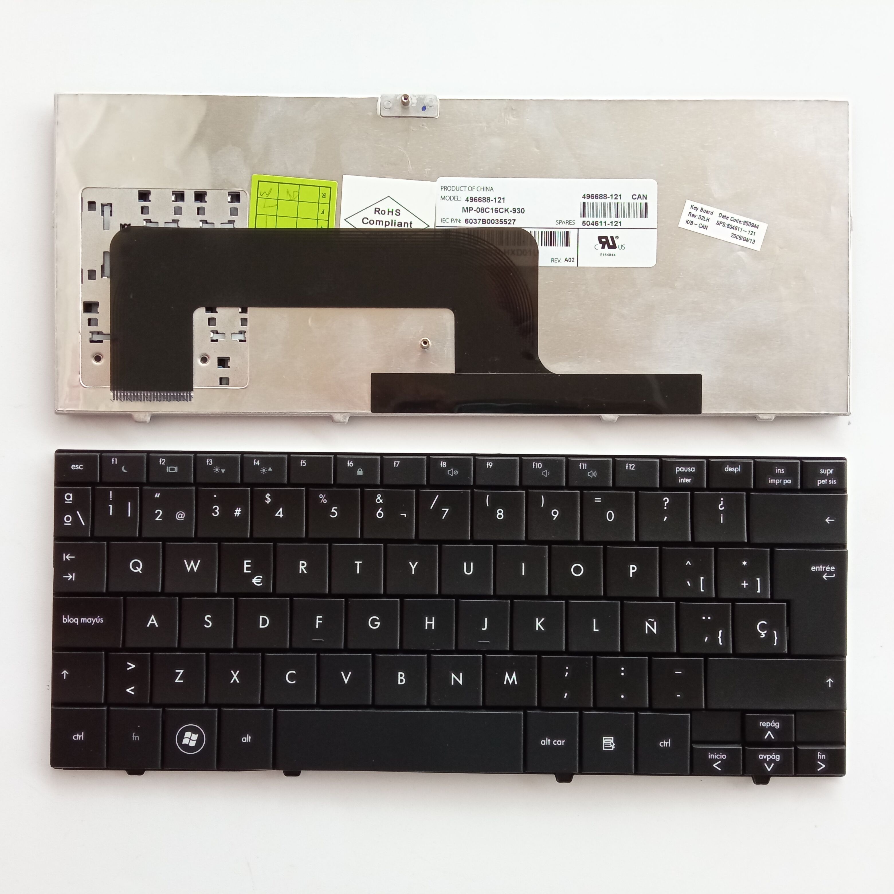 Picture of New Replacement Laptop Keyboard For HP MINI1000 BLACK Sp Layout